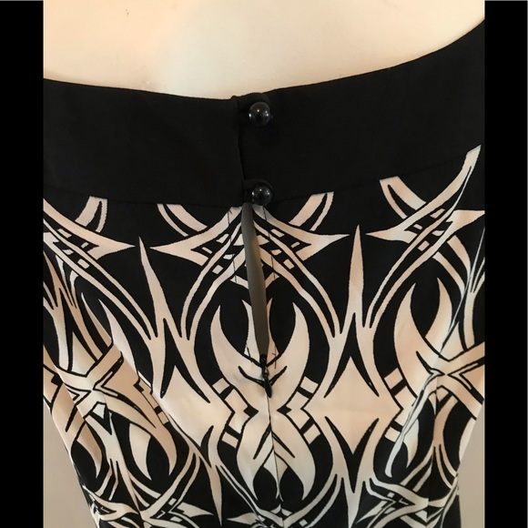 Connected Apparel sleeveless black and white Cocktail dress - Picture 4 of 4